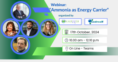 3rd Webinar “Ammonia as Energy Carrier”